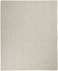 10' x 14' Cream Geometric Power Loom Area Rug