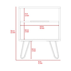 22" Light Oak Nightstand