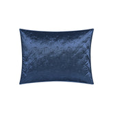 Navy Blue Twin Polyester 220 Thread Count Washable Down Comforter Set