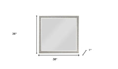 36" Dresser Wood Mirror