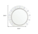 29" Lighted Round Accent Mirror