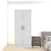 32" White Six Drawer Standard Dresser