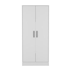 32" White Six Drawer Standard Dresser