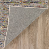 10' Gray and Yellow Octagon Wool Hand Loomed Area Rug