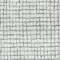 10' x 14' Gray and Ivory Wool Checkered Hand Hooked Area Rug