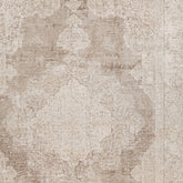 12' x 15' Beige and Ivory Medallion Area Rug