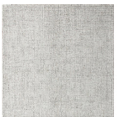 9' x 12' Gray and Ivory Wool Checkered Hand Tufted Area Rug