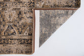 9' X 13' Brown Oriental Non Skid Area Rug