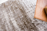 5' x 7' Gray and Beige Abstract Non Skid Area Rug