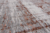 7' x 9' Gray and Yellow Abstract Non Skid Area Rug