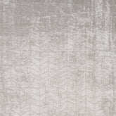 5' x 7' Gray and White Chevron Non Skid Area Rug
