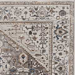 7' X 10' Grey Area Rug