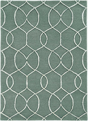 9' X 13' Charcoal Wool Handmade Area Rug
