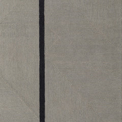 10' x 14' Brown and Black Abstract Geometric Hand Tufted Area Rug