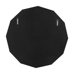 35" Gold Abstract Framed Accent Mirror