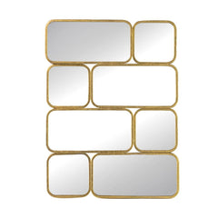 32" Gold Accent Mirror