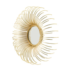 18" Gold Sunburst Framed Accent Mirror