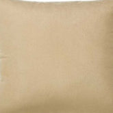 Set Of Four 26" X 26" Beige Polyester Zippered Pillow Cover