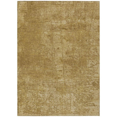 3' X 4' Tan Abstract Washable Non Skid Indoor Outdoor Area Rug