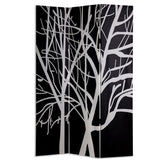 1" X 48" X 72" Multi Color Wood Canvas Tranquillity Screen