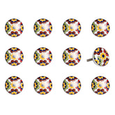1.5" X 1.5" X 1.5" Yellow Blue And Red Knobs 12 Pack