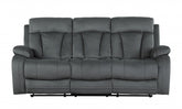 40" Modern Grey Fabric Sofa