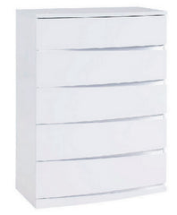 32" Exquisite White High Gloss Chest
