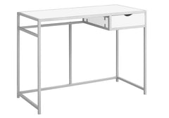 20" White Rectangular Computer Desk