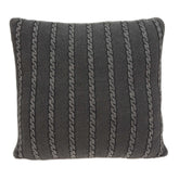 Charcoal Pillow Cover With Insert