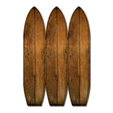 47 X 1 X 71 Brown Wood Coastal Surfboard Screen