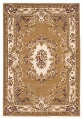 9' X 13' Polypropylene Beigeor Ivory Area Rug