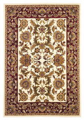 1' X 2' Ivory Or Red Renaissance Inspired Area Rug