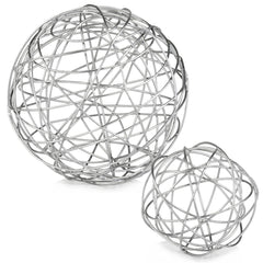 12" X 12" X 12" Silver Extra Large Wire Sphere