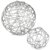 12" X 12" X 12" Silver Extra Large Wire Sphere