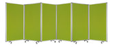 212 X 1 X 71 Green Metal 6 Panel Screen
