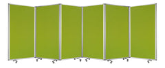 212 X 1 X 71 Green Metal 6 Panel Screen