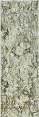 114 X 156 Ivory Or Gold Polypropylene Or Viscose Rug