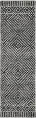 108 X 156 Grey Or Black Wool Rug
