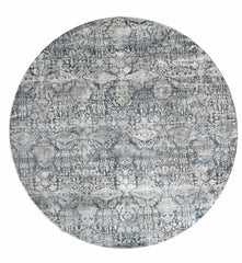 105 X 156 Teal Polyester Or Viscose Rug