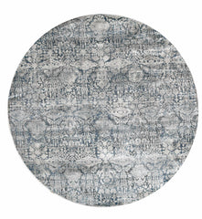 105 X 156 Teal Polyester Or Viscose Rug