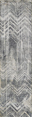 63 X 91 Grey Polyester Or Viscose Rug