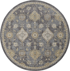 108 X 156 Slate Grey Wool Rug