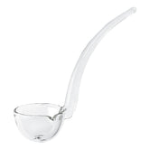 6 Mouth Blown Crystal Gravy Dressing Or Sauce Ladle