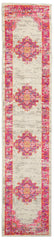 10' Fuchsia Power Loom Runner Rug