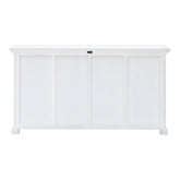 Modern Farmhouse White Buffet With Baskets