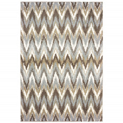 10' X 13' Taupe Dhurrie Area Rug