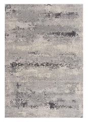 4’ X 6’ Gray Modern Abstract Area Rug
