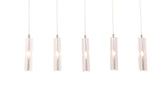 Stark Five Bulb Clear Ceiling Lamp