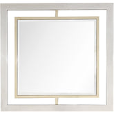 Antiqued Gold Finish Mirror