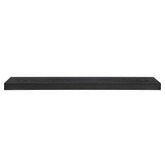 43" Black Wooden Floating Shelf